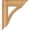 Ekena Millwork Thorton Traditional Rough Sawn Bracket w/ Offset Brace, Western Red Cedar, 8"W x 26"D x 30"H BKT0806X26X30THR01RWR - alternate 2